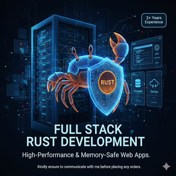 use rust to build highly performant software application