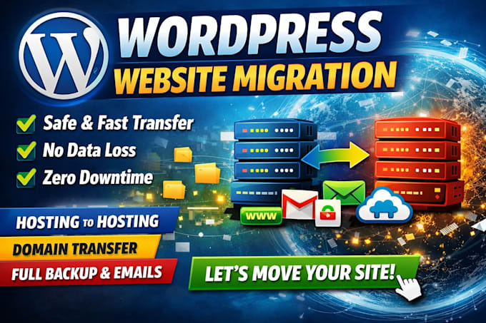 do professional wordpress migration or website migration