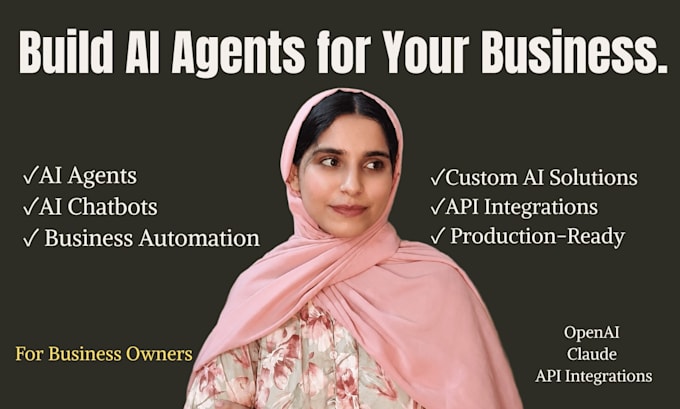 build ai agents, chatbots, and business workflow automation