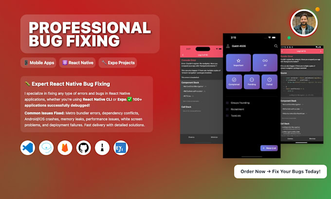 debug and fix android ios mobile app issues quickly
