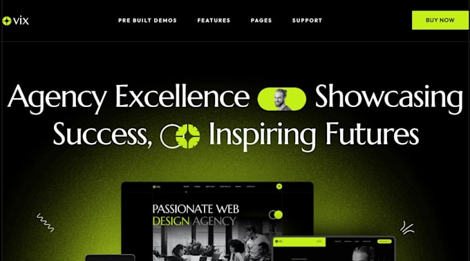 deliver ovix wordpress theme for your digital agency