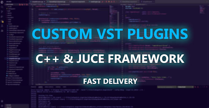 develop and code custom vst audio plugins