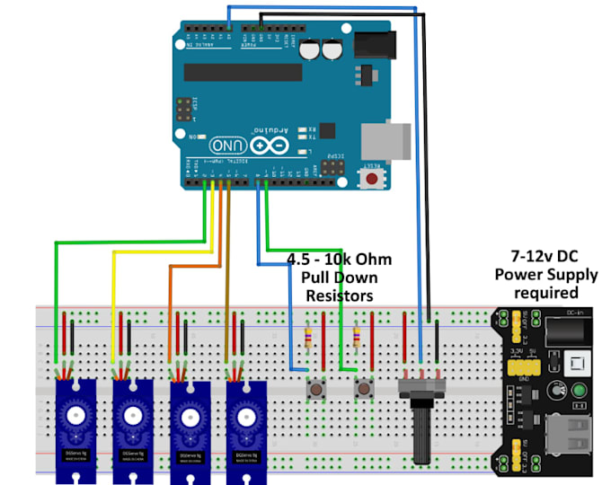 sensor integration, pcb design motor control and automation systems with arduino