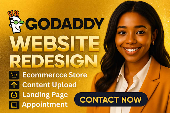 godaddy website design godaddy redesign, develop godaddy website