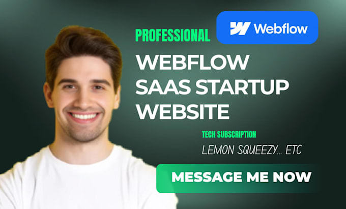 develop webflow saas startup website tech subscription bill stripe lemon squeezy