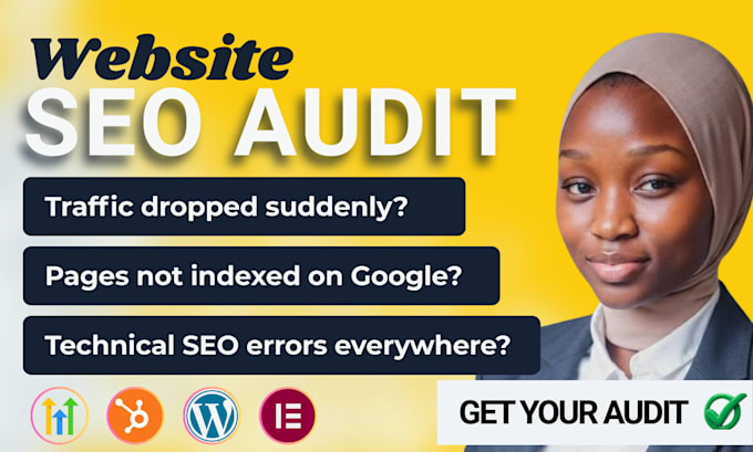 do website SEO audit, with screaming frog, google search console indexing