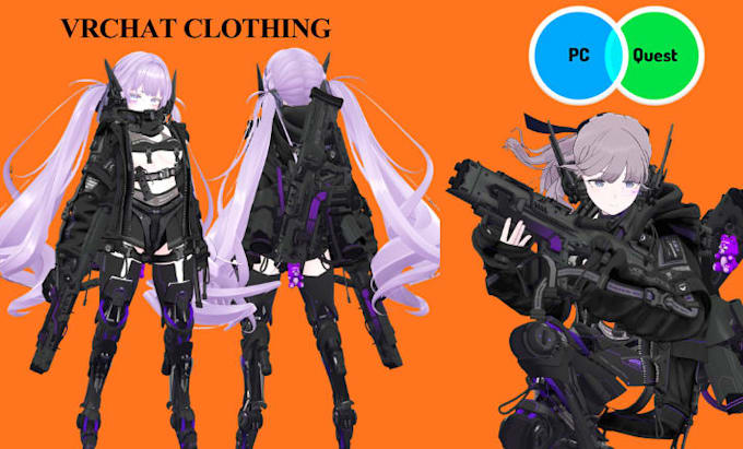 Design vrchat clothing vrchat accessories outfit nsfw avatar furry ...