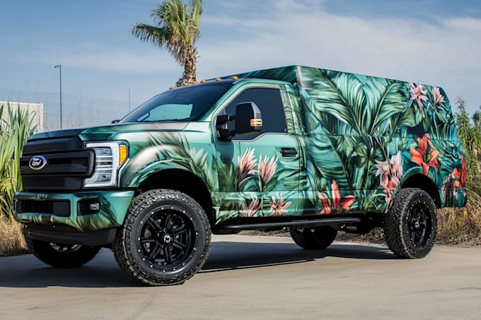 do a vehicle wrap design