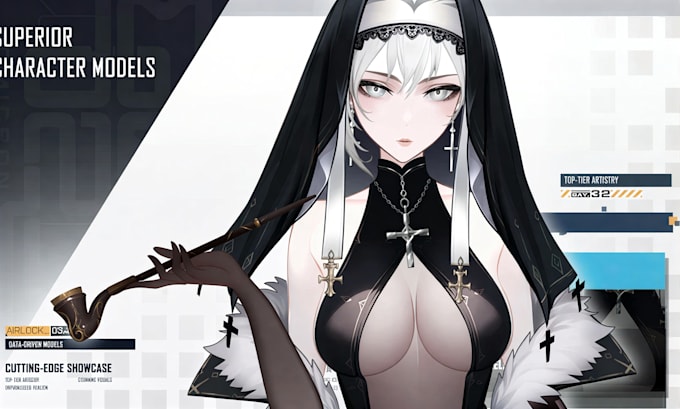 design and rig anime vtuber nsfw vtuber live2d vtuber model for vtube studio