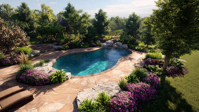 do realistic render for interior, architecture, gardens