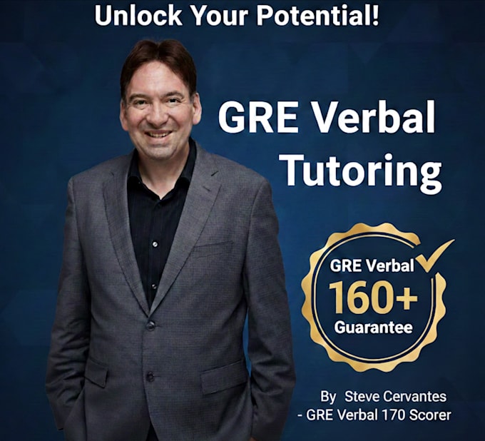 tutor gre verbal with a 160 plus score guarantee