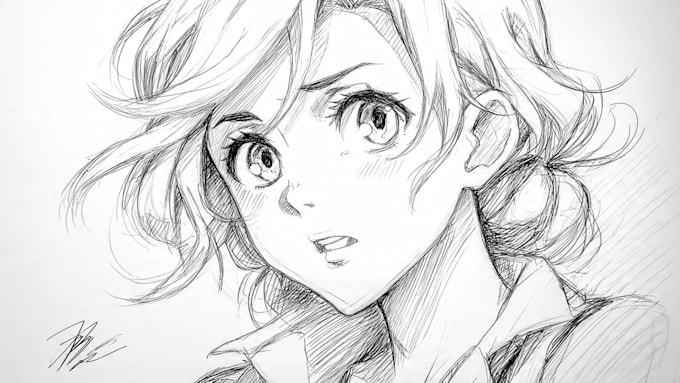 sketch you anime sketch art