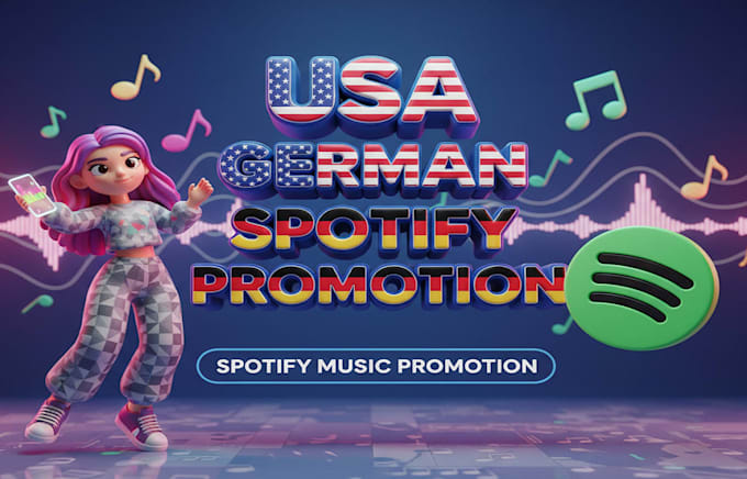 do USA german spotify promotion, spotify music promotion