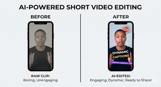 Edit viral instagram reels, youtube shorts and tiktok videos using ai ...