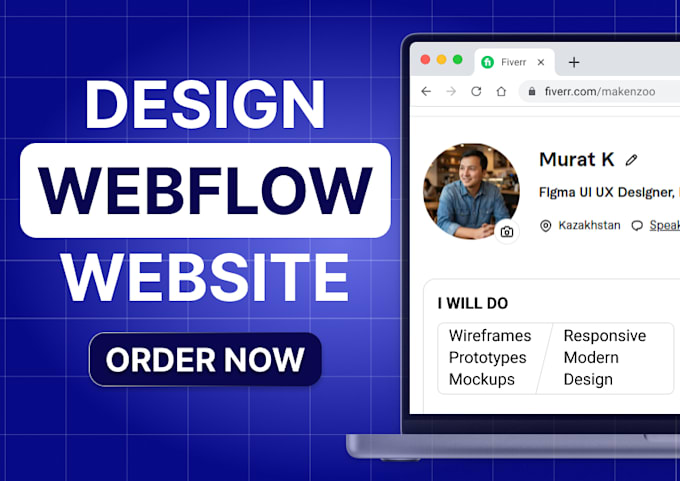do webflow website, design webflow landing page