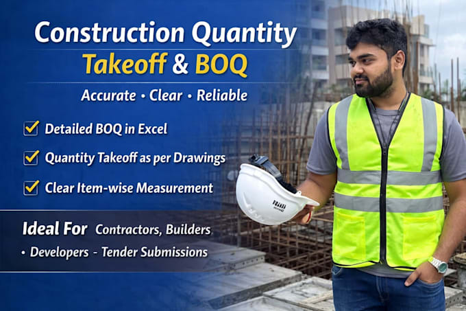 do accurate construction estimation, boq and quantity takeoff