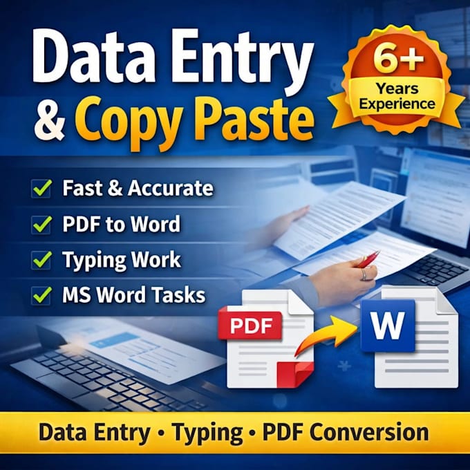 accurate data entry and typing services