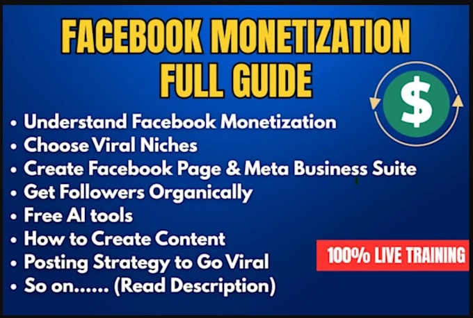 manage and monetize your facebook page, tiktok, instagram, and youtube channel