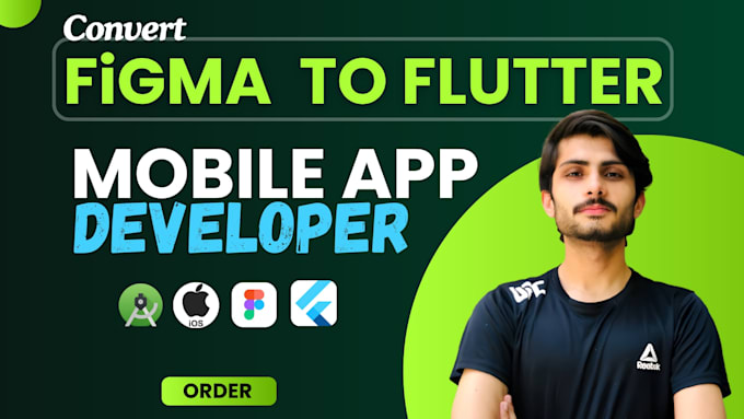 figma to flutter app development with pixel perfect UI for android and ios