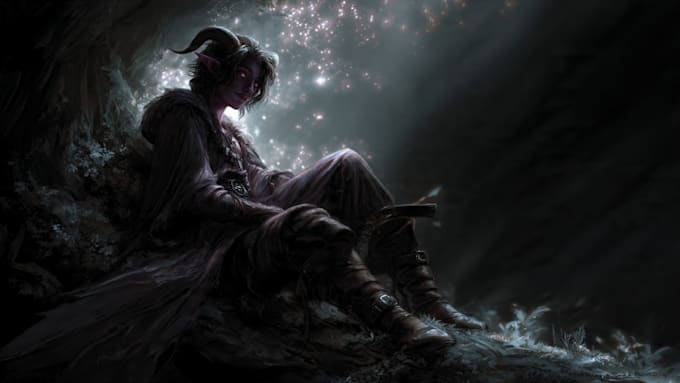 your dark romance character including dark fantasy