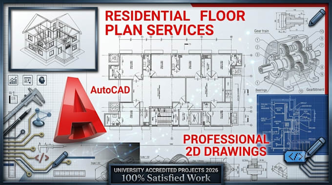 create 2d engineering mechanical technical drawings in autocad
