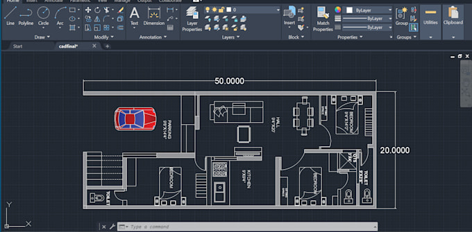 create 2d engineering mechanical technical drawings in autocad