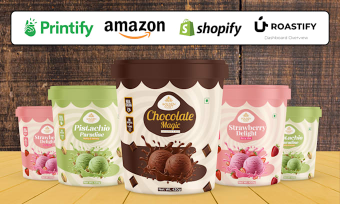 redesign or improve your ice cream packaging design