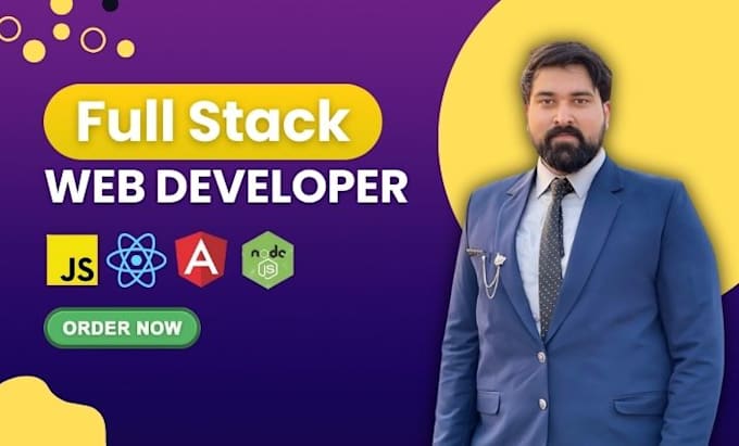 build modern custom website as a full stack web developer