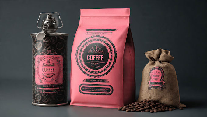 do coffee bag , label , product packaging ,pouch design