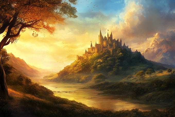 Design detailed fantasy landscapes and environments by Chandleurrel ...