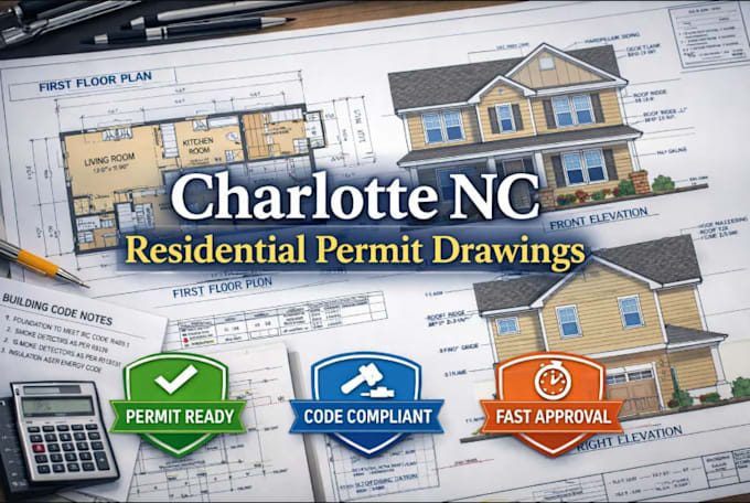 Sc Permit Design Prepare residential permit drawings for charlotte north carolina homes ...