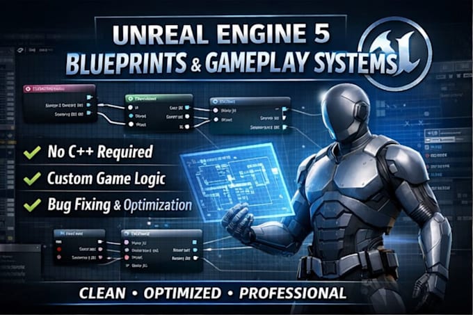Create unreal engine5, blueprints and gameplay systems by Cola_sarnoll ...
