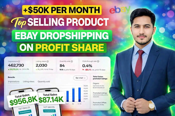 do ebay dropshipping on profit share