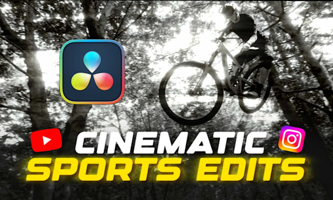 edit cinematic sports video for social media