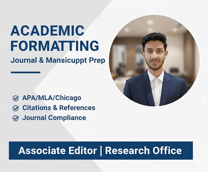 format and edit your research paper for journal publication