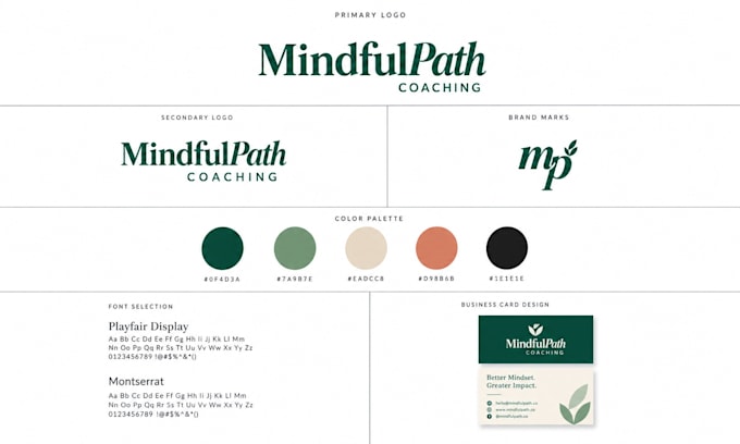 design coach logo, brand identity, brand guideline and brand kit