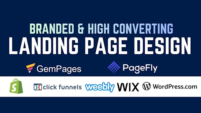 do high converting shopify landing page design, pagefly landing page