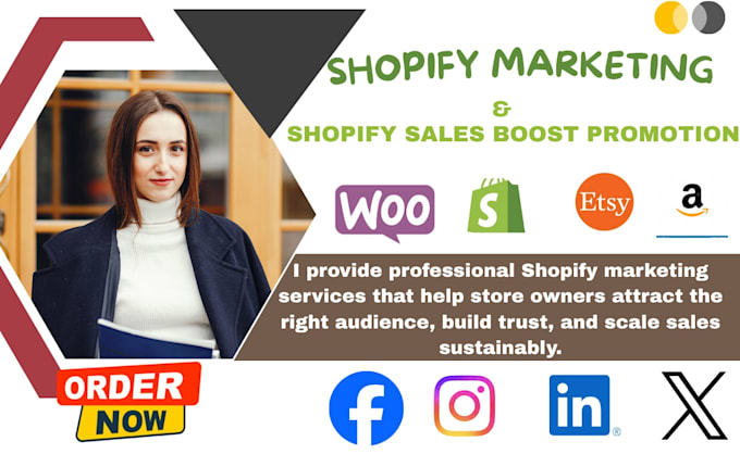 Do shopify marketing, ecommerce marketing, shopify promotion to boost ...