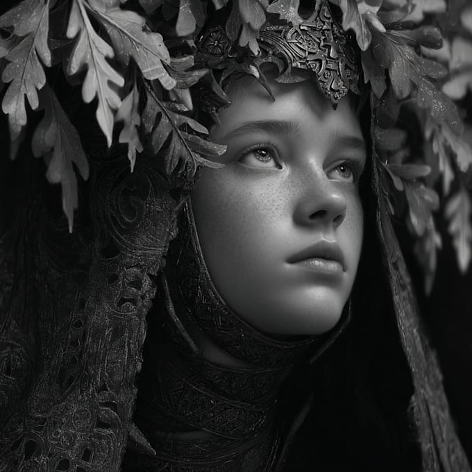 paint a realistic or fantasy portrait