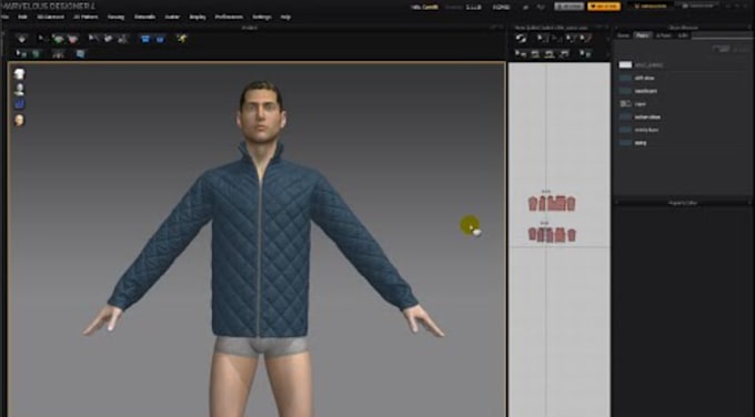 Made your custom 3d second life avatar cloth design uv mapping ...