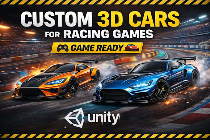 develop unity car racing and open world games