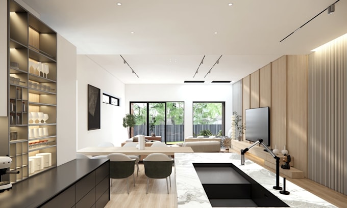 Interior design bedroom living room design kitchen lounge guest room ...
