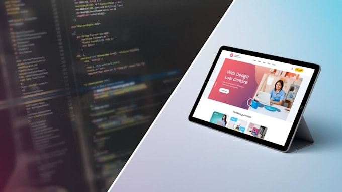 create a fast responsive landing page in HTML CSS