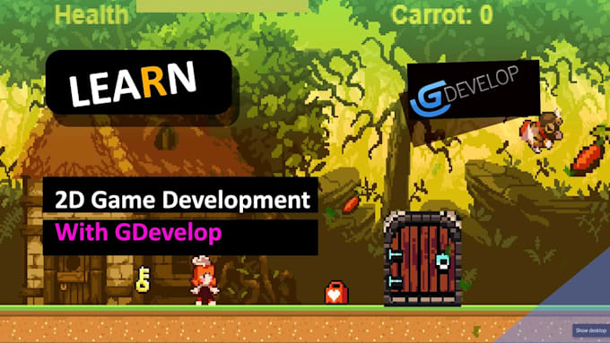 Develop professional 2d and 3d game on gdevelop for you by Rosalind ...