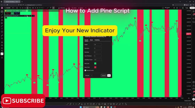 teach trading strategy into automate pinescript for you