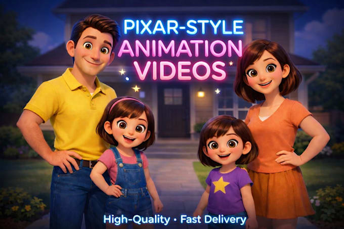 create realistic ai video, ai animation, pixar style