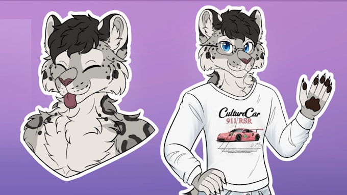 draw fursuit ref sheet, fursona