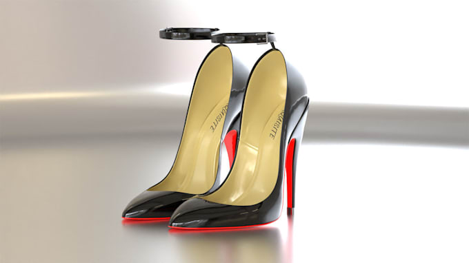 3d shoe design 3d heel, 3d modeling and renders