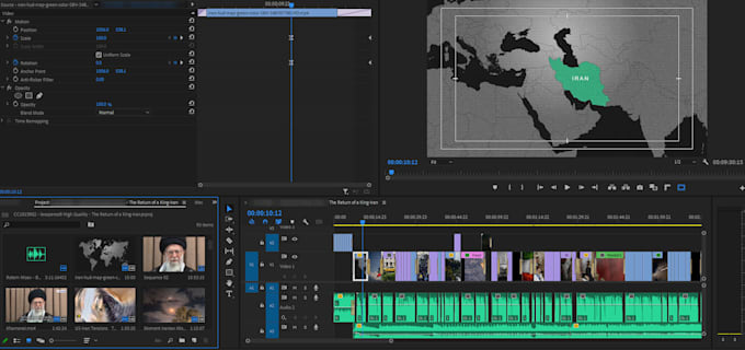 edit your script and voiceover to a cinematic youtube video