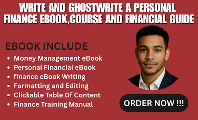 write and ghostwrite a personal finance ebook,course and financial guide
